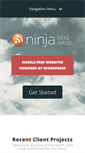 Mobile Screenshot of ninjablogsetup.com